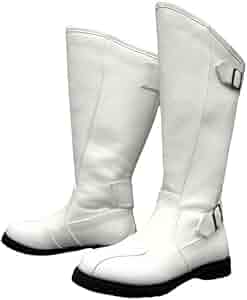 Amazon | [DJ] 特攻ブーツ 白 23cm /レディース サイズ 斜め